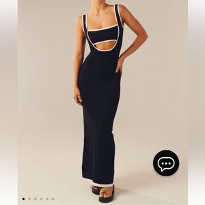 PEPPERMAYO ❤️ Lost in Paris Knit Maxi Dress 🏷️NWT